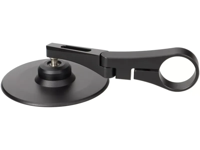 Paar Spiegels MOTO NOSTRA 1409 Aluminium CNC Ø=95mm Rond Stuuruiteinden Mat Zwart