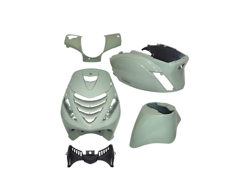 Kappenset (BMW Pichtache green) Piaggio Zip2000 Model SP 5-delig