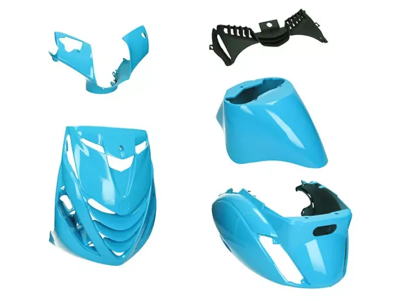 Kappenset (Porsche GT-3 Blue) Piaggio Zip2000 Model SP 5-delig