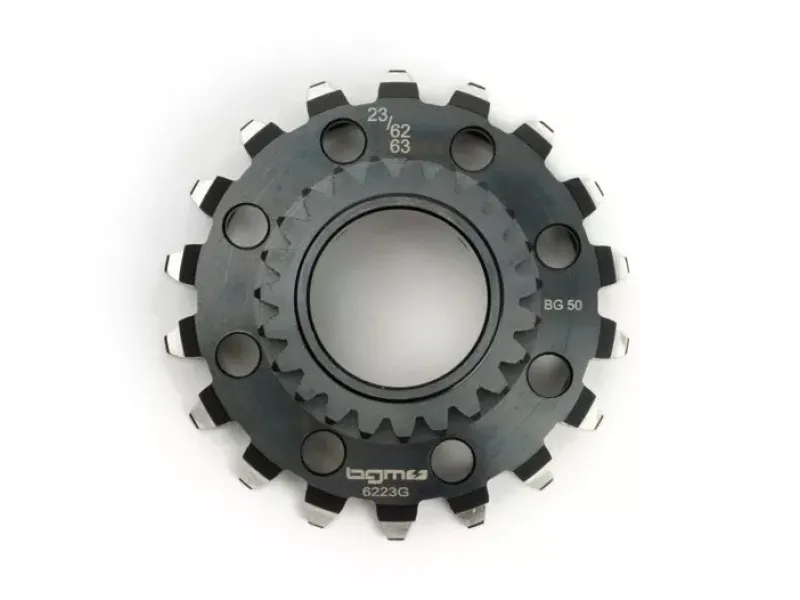 primaire aandrijving  BGM pro, type cosa2/fl primaire versnelling BGM pro 62 tanden (recht)  vespa px125, px150, px200 (1997 ), cosa2/fl (1992 )   25/62 tanden (2,48)