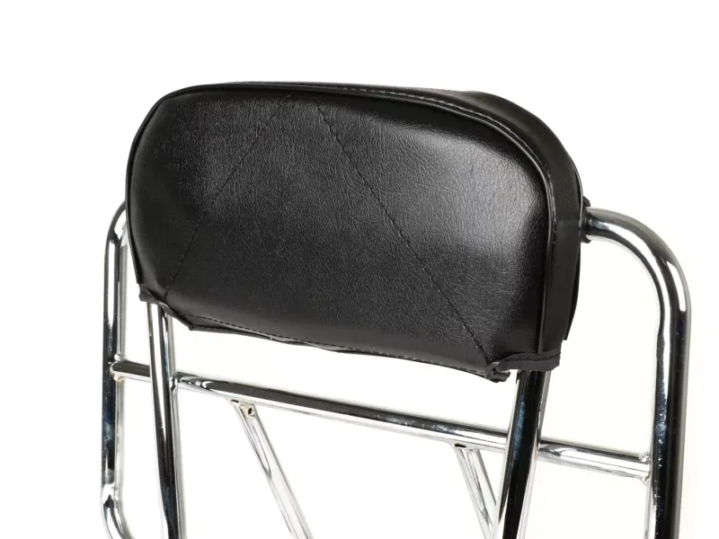 Rek Met Rugleuning incl. Kussen MOTO NOSTRA V2 Vespa PX80, PX125, PX150, PX200  Chroom
