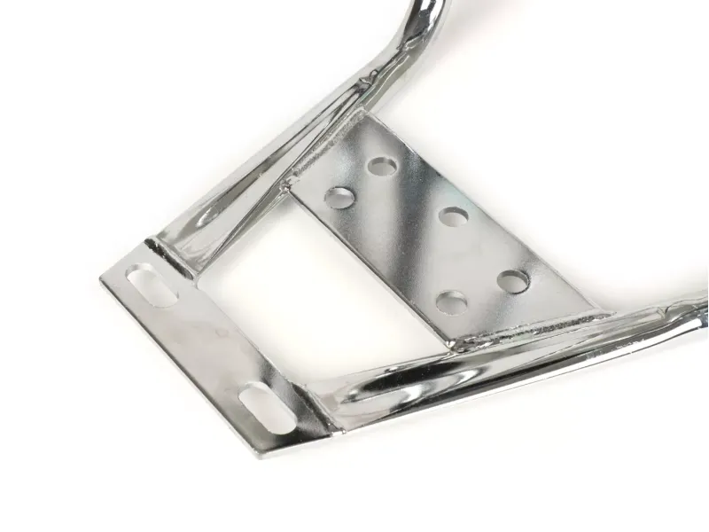 Rek Met Rugleuning incl. Kussen MOTO NOSTRA V2 Vespa PX80, PX125, PX150, PX200  Chroom