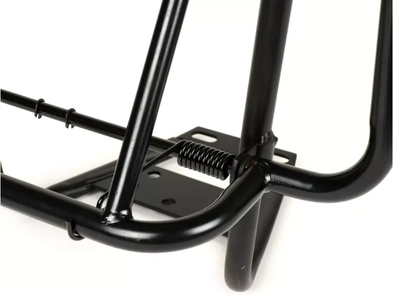 Rek Met Rugleuning MOTO NOSTRA V2 Vespa PX80, PX125, PX150, PX200  Zwart