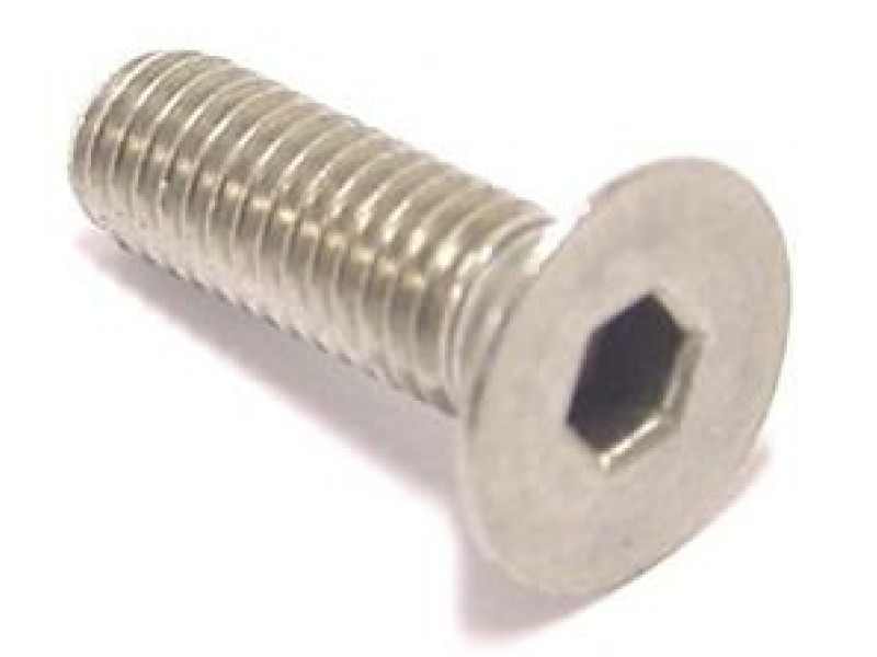 Remschijfbout - Inbus M8x30 - RVS - Verzonken