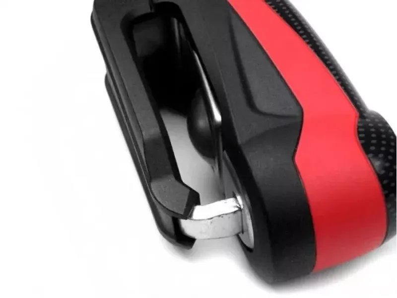 Remschijfslot Abus Detecto 7000 RS1 Met Alarmsysteem Rood