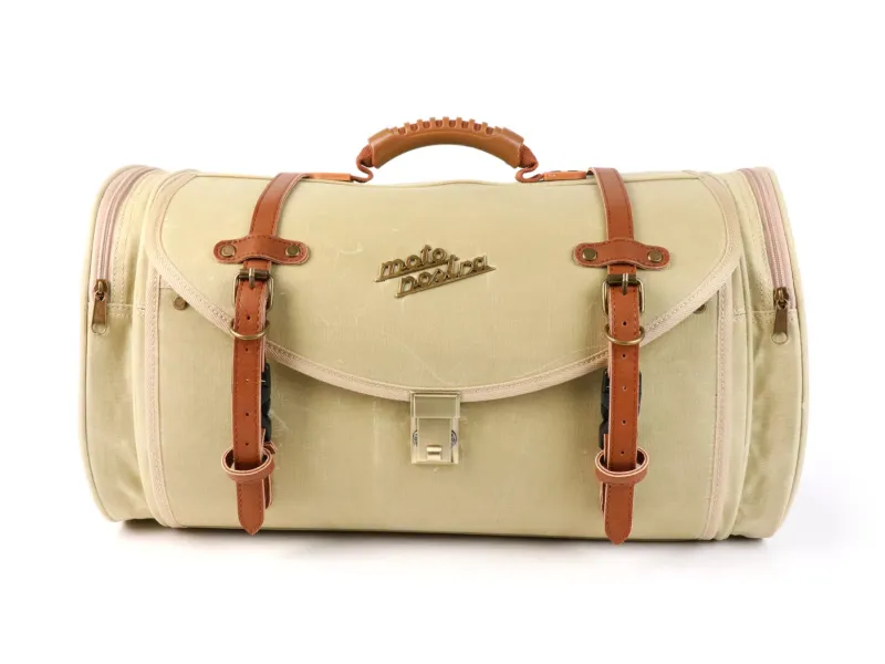 Roltas (Groot) Voor Bagagedrager (Alternatief Voor Topkoffer) Moto Nostra Classic Waxed Canvas' 480x300x270mm