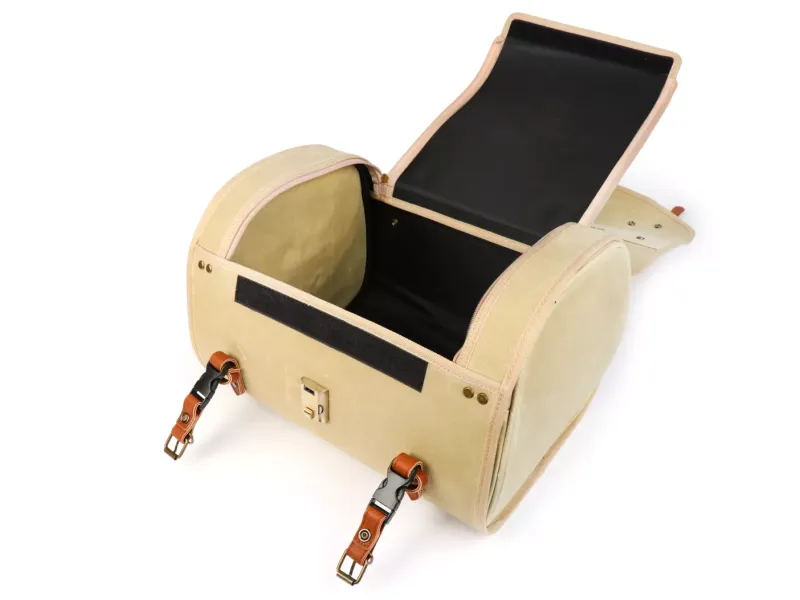 Roltas (Groot) Voor Bagagedrager (Alternatief Voor Topkoffer) Moto Nostra Classic Waxed Canvas' 480x300x270mm