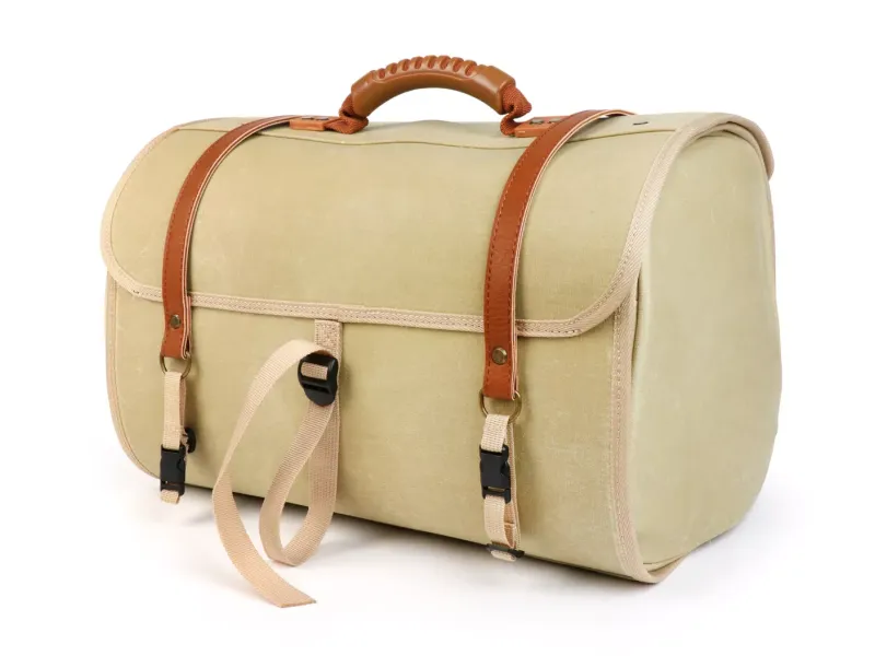 Roltas (Groot) Voor Bagagedrager (Alternatief Voor Topkoffer) Moto Nostra Classic Waxed Canvas' 480x300x270mm
