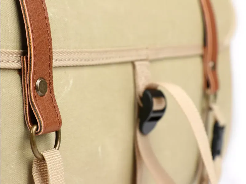 Roltas (Groot) Voor Bagagedrager (Alternatief Voor Topkoffer) Moto Nostra Classic Waxed Canvas' 480x300x270mm