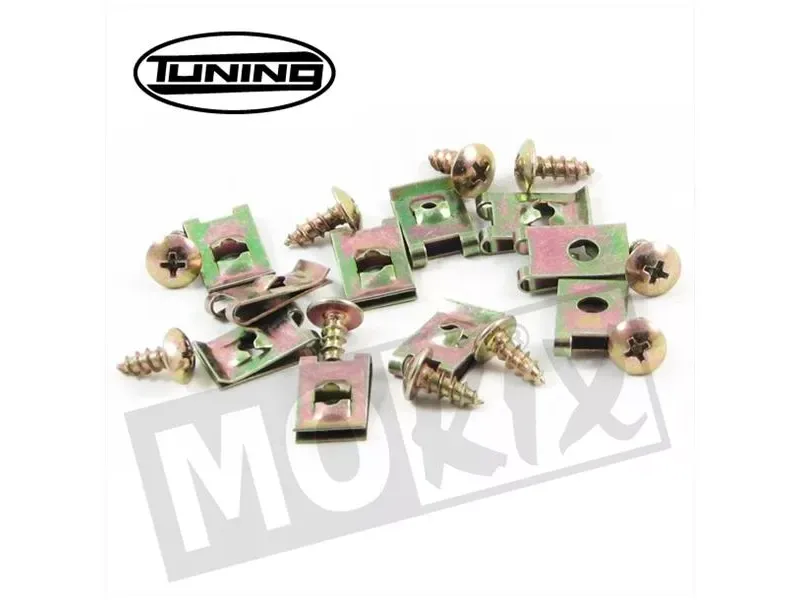 Schroevenset voor scooterkappen - m5 x 12 (10 stuks)