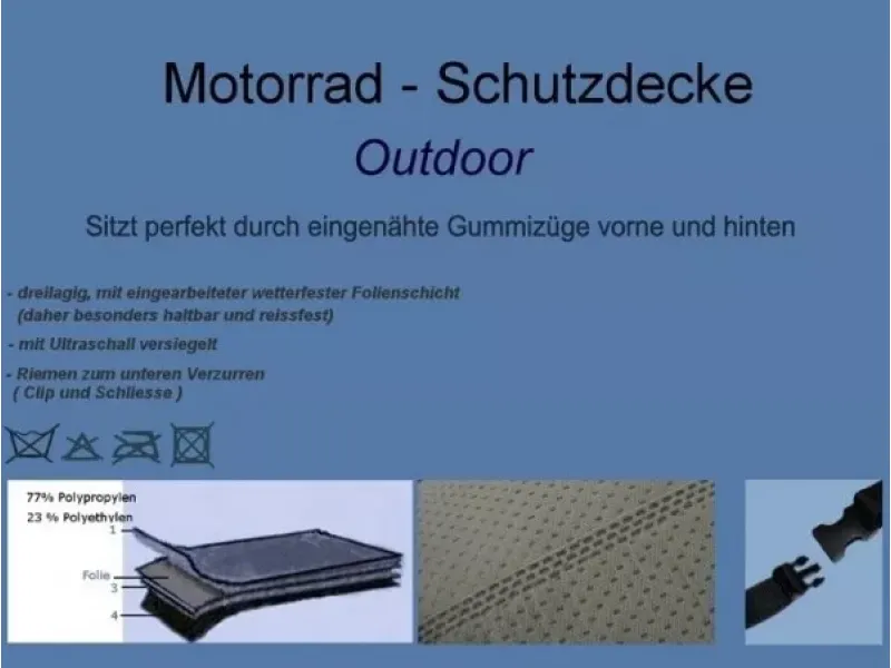 Scooterhoes  Car E Cover Outdoor  M L (190cm x 130 95cm x 70cm)