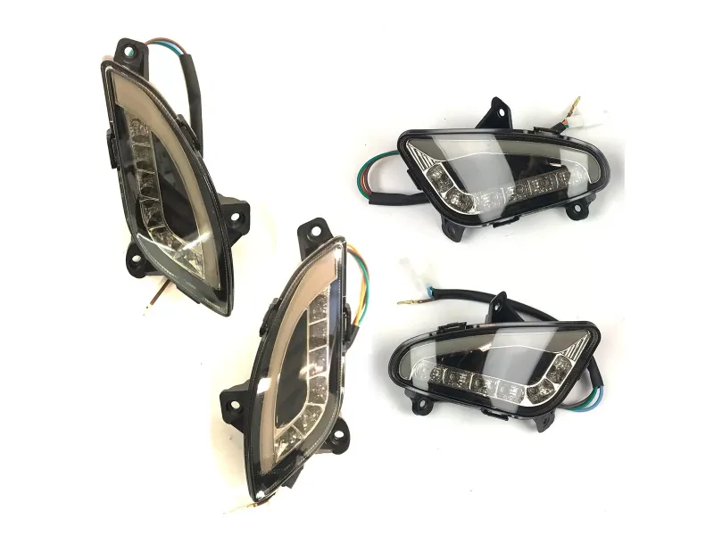LED Knipperlicht SET voor + achter (Vespa Look-a-like) AGM VX / Berini Napoli / BTC Riva