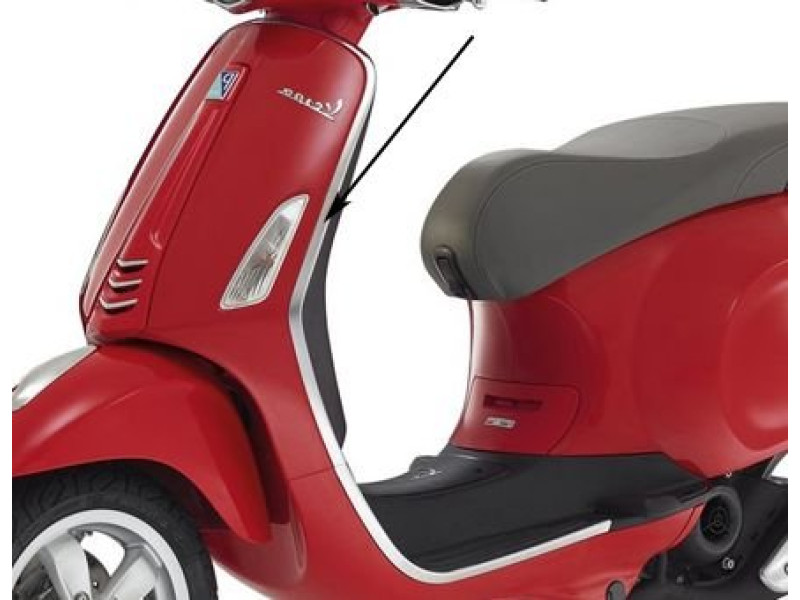 Chroom sierlijst Vespa Sprint / Primavera - Links (Origineel Piaggio)