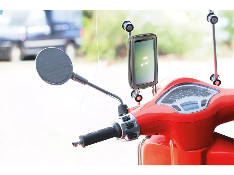 Telefoonhouder windscherm / spiegel - Lampa Smart scooter case