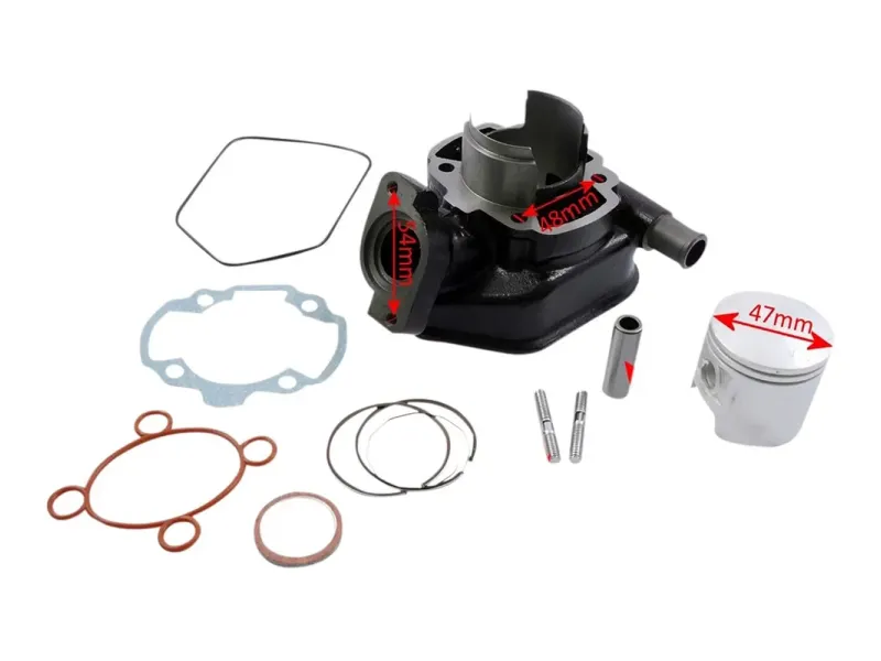 Cilinder 70cc Sport Peugeot Verticaal LC (Speedfight 1+2 watergekoeld)