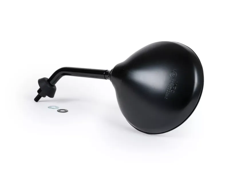 Spiegel MOTO NOSTRA Short Vespa GTS 125-250-300 GTL 125 (ZAPM 31101) Voor Rechts En Links Halfmat Zwart Rechtse Draad