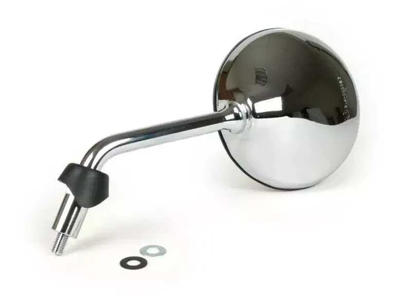 Spiegel MOTO NOSTRA Shorty Chroom M8x1,25 Linkse Draad Links Piaggio LX50