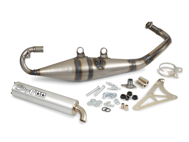 Uitlaat - Stage 6 - PRO Replica MK2 - Gilera / Piaggio - Alu