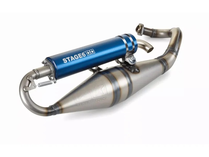 Uitlaat - Stage 6 - PRO Replica MK2 - Gilera / Piaggio - Blauw