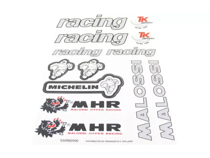 Malossi Stickerset (met Michelin)