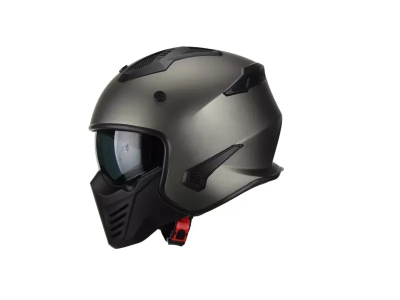 Vito Bruzano Mat Titanium (met gratis helmmuts)