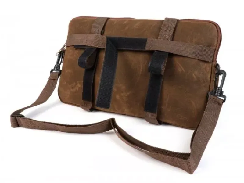 Tas Voor Bagageruimteklep (Incl. Bekerhouder) Moto Nostra Classic Waxed Canvas Geschikt Voor b.v. Vespa Lambretta Gtv Gts Hpe Supertech Touring  Bruin
