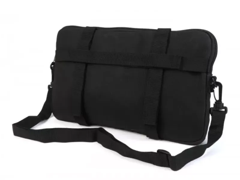 Tas Voor Bagageruimteklep (Incl. Bekerhouder) Moto Nostra Classic Waxed Canvas Geschikt Voor B.V. Vespa Lambretta Gtv Gts Hpe Supertech Touring  Zwart