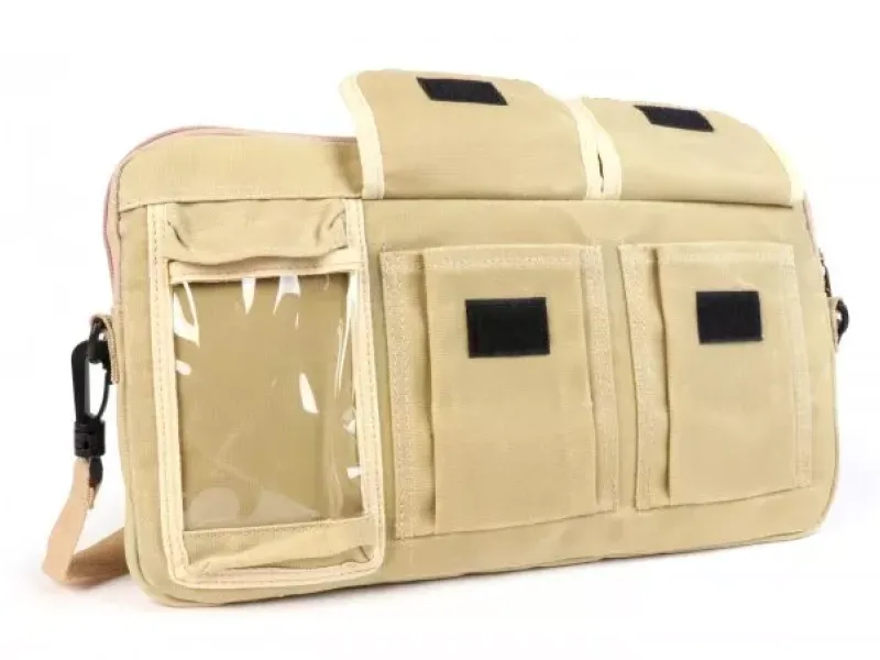 Tas Voor Bagageruimteklep (Incl. Gsm Hoesje (Tot 6,2 Inch Bijv. IPhone 11) Moto Nostra Classic Waxed Canvas Geschikt Voor B.V. Vespa Lambretta Gtv Gts Hpe Supertech Touring  Beige
