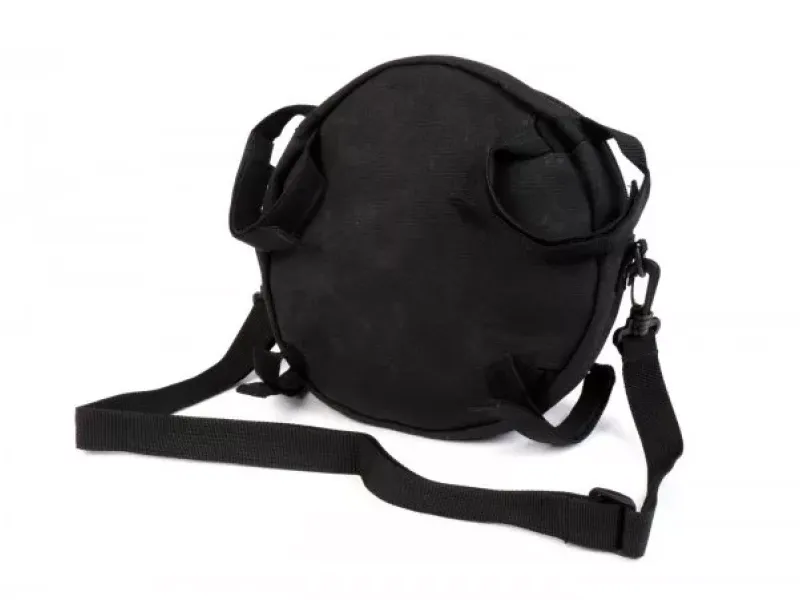 Tas Voor Reservewielhouder (Incl. Gsm-Hoesje (Tot 6,2 Inch, Bijv. IPhone 11) Moto Nostra Classic Waxed Canvas Geschikt Voor B V Vespa Lambretta  Zwart