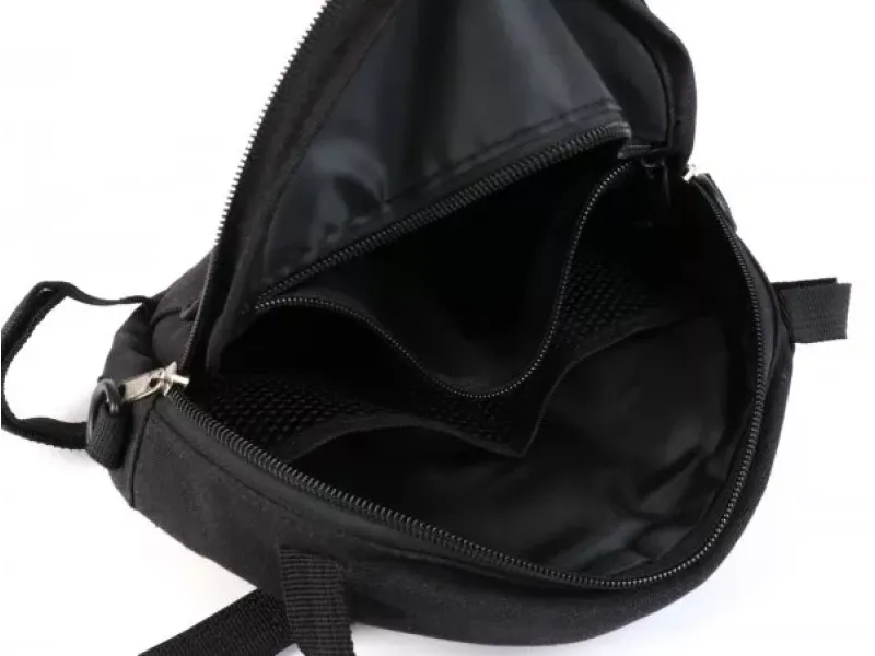 Tas Voor Reservewielhouder (Incl. Gsm-Hoesje (Tot 6,2 Inch, Bijv. IPhone 11) Moto Nostra Classic Waxed Canvas Geschikt Voor B V Vespa Lambretta  Zwart