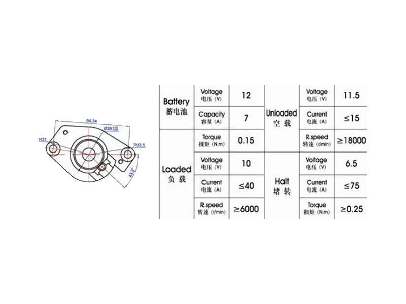 Startmotor Minarelli Horizontaal en Verticaal