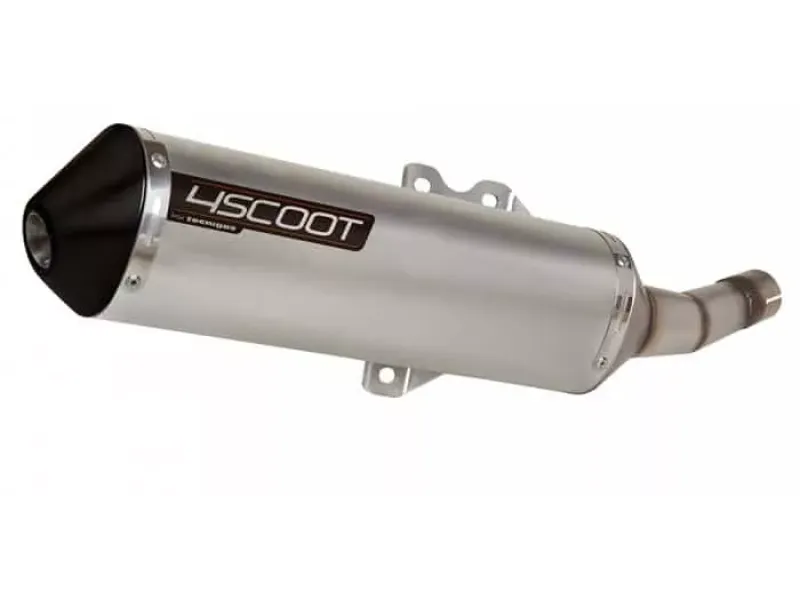 Tecnigas 4Scoot RVS uitlaat Piaggio Zip en Fly 4T 2v