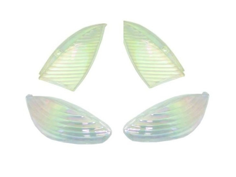 Knipperlichtglas Set - Peugeot Vivacity - Colorfull/Parelmoer