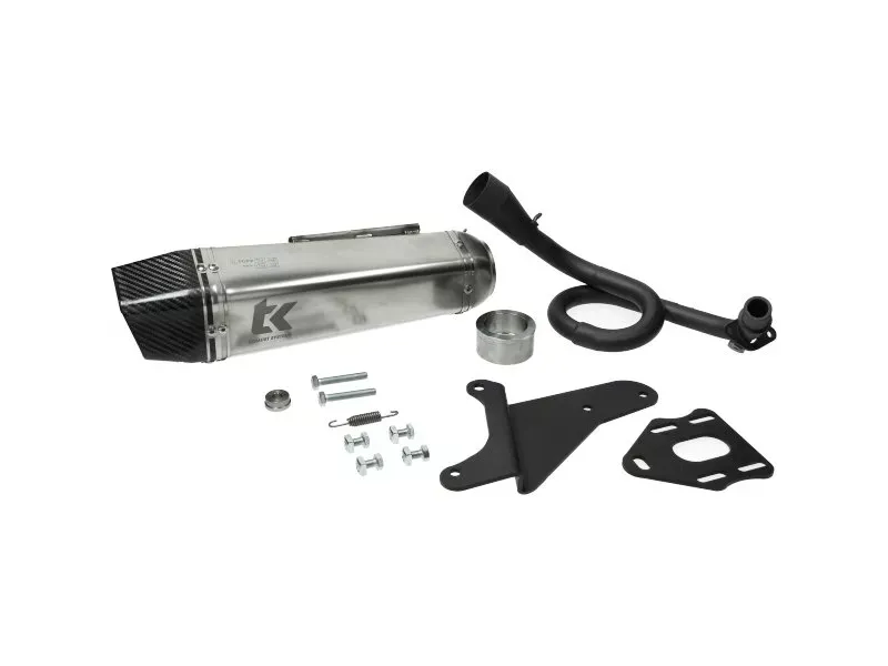 Turbokit GP Pro uitlaat Alu / Carbon - Vespa Primavera / Sprint Euro 5 (iget)