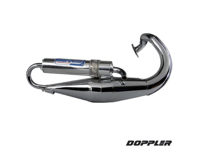 Uitlaat - Doppler - S3R - Chroom - Peugeot scooters