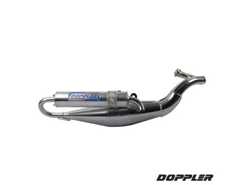 Uitlaat - Doppler - S3R - Chroom - Piaggio scooters