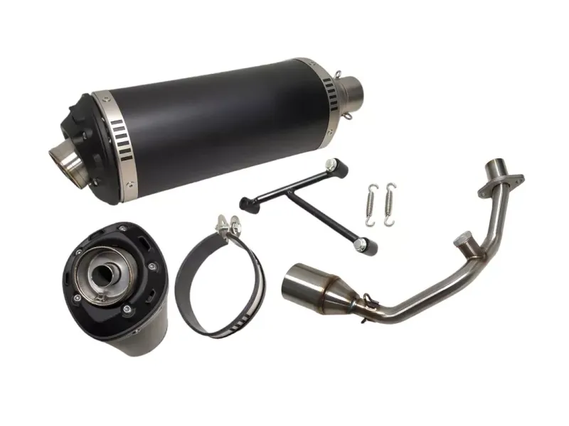 Power 1 EVO uitlaat Vespa Sprint / Piaggio Zip 4T Euro 4 (Zwarte demper)
