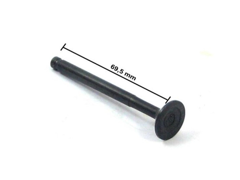 Klep uitlaat China / GY6 4T 50cc - Lang model (69,5mm)
