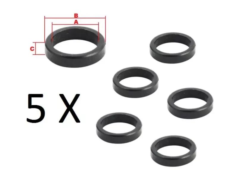 Vario Begrenzerset - Peugeot Verticaal - (6x) 2, 4, 5, 6 en 8mm