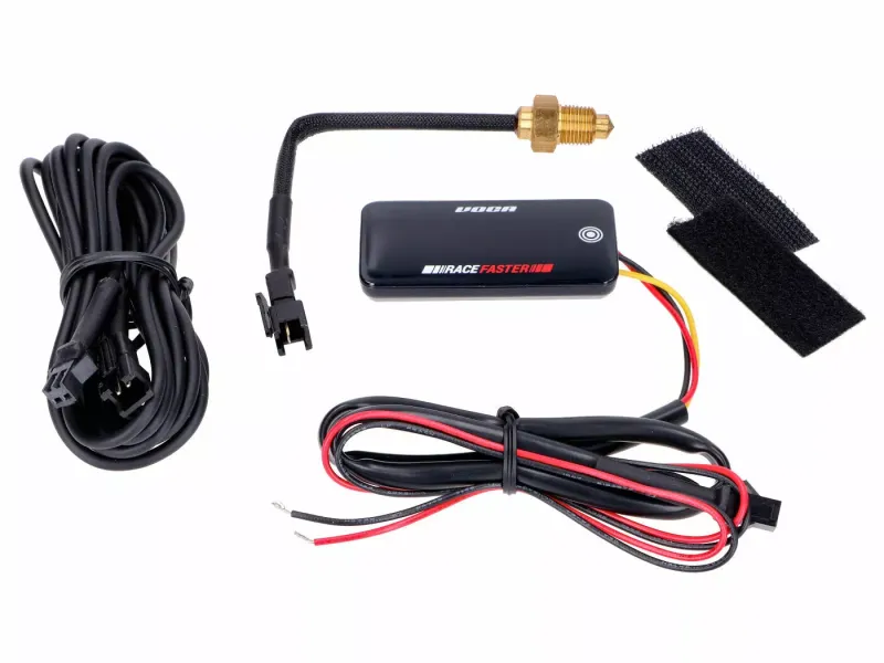  Temperatuur & Voltmeter Voca V-TEMP (Touch) 0-120ºC 8-18V Blauw