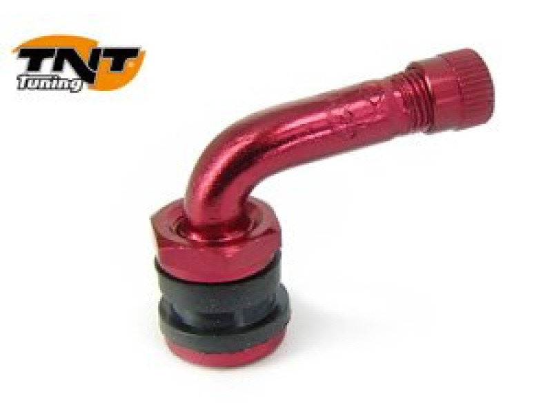 Ventiel Gebogen Rood Haaks (2 stuks)