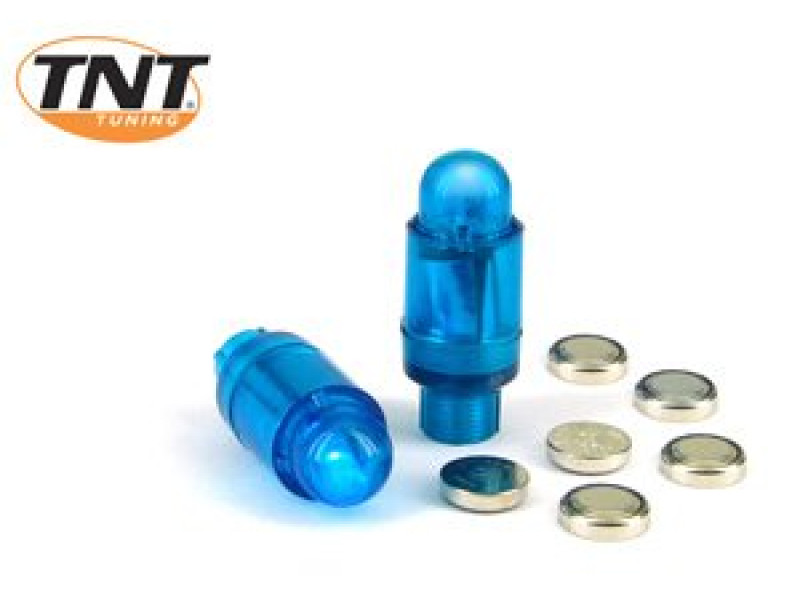 Ventieldopset Blauw Met Blauwe Flits Tnt