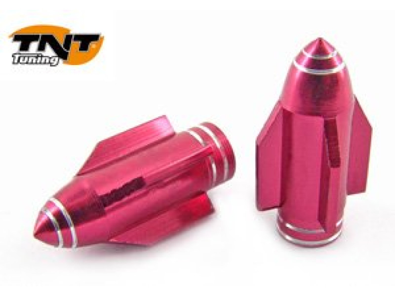 Ventieldopset Raket Rood/Anod Tnt 