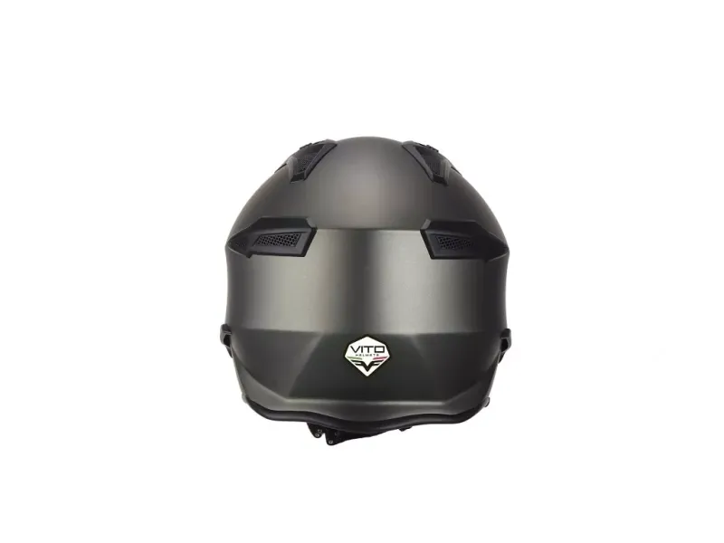 Vito Bruzano Mat Titanium (met gratis helmmuts)