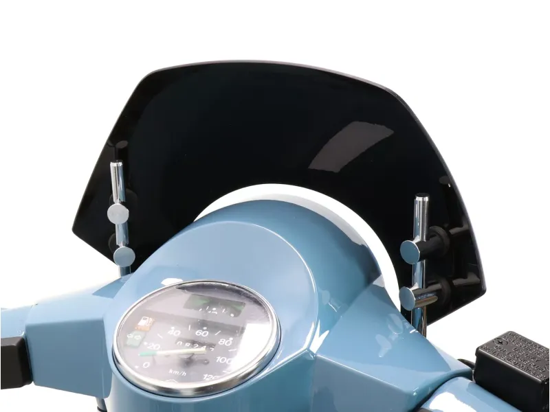 Windscherm Vespa PX80, PX125, PX150, PX200, LML 125 150 Star Stella Zwart