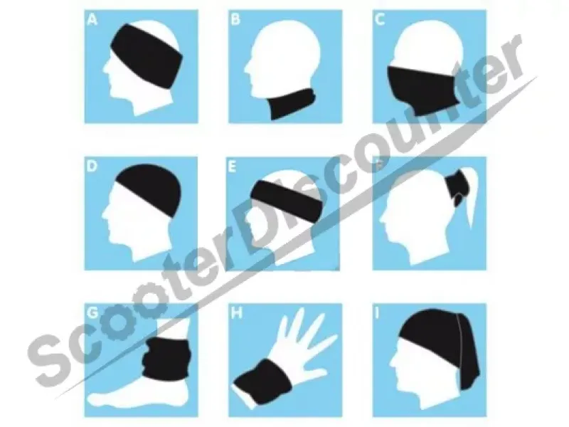 Nek warmer Polyester Zwart