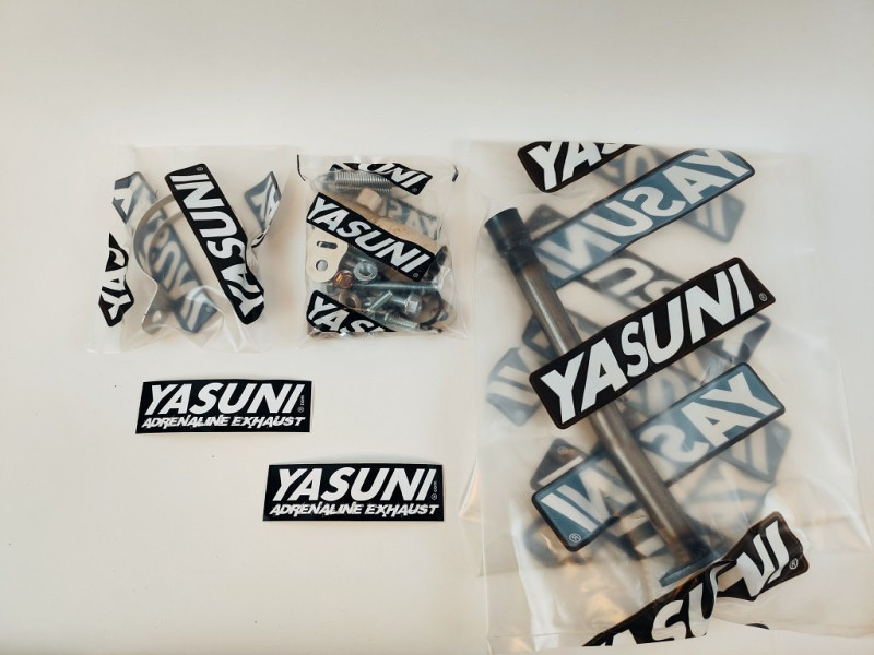 Yasuni R1 Aprilia RS50,Rieju RS2,TZR50 uitlaat  Alu demper