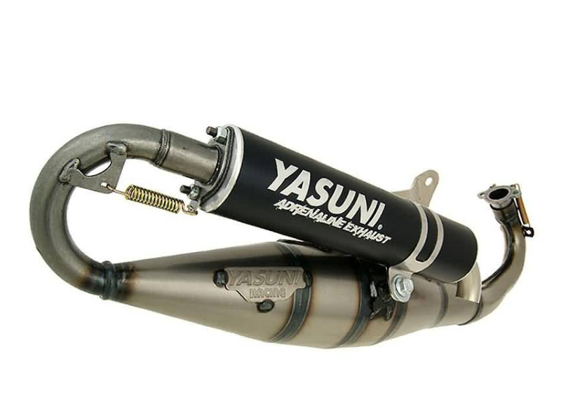 Uitlaat Yasuni Carrera 16 Piaggio (C16) - Zwarte Demper