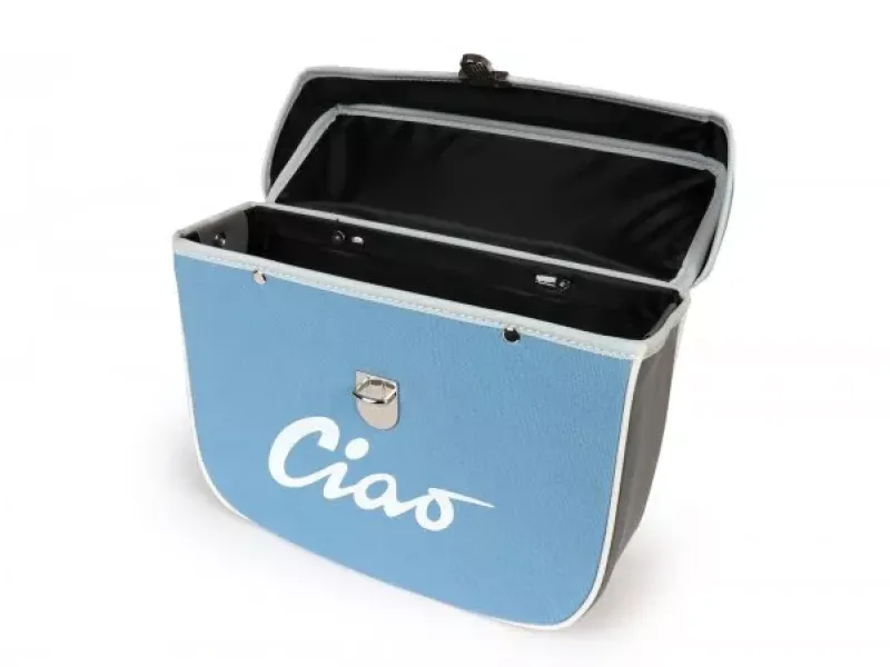 Zadeltas Moto Nostra Ciao Blauw Grijs