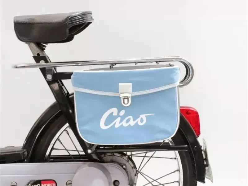 Zadeltas Moto Nostra Ciao Blauw Grijs